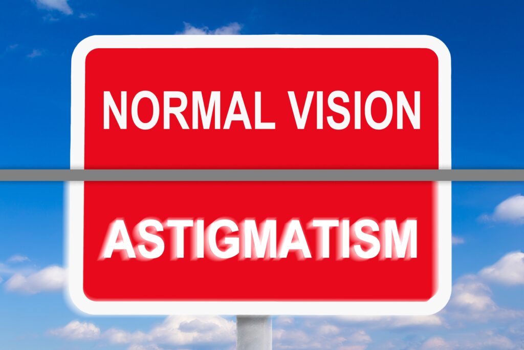 Astigmatism vs Normal